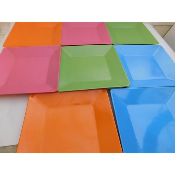 Target Swell by Cynthia Rowley Melamine Salad Dessert Plates Set of 8 - Picture 3 of 6